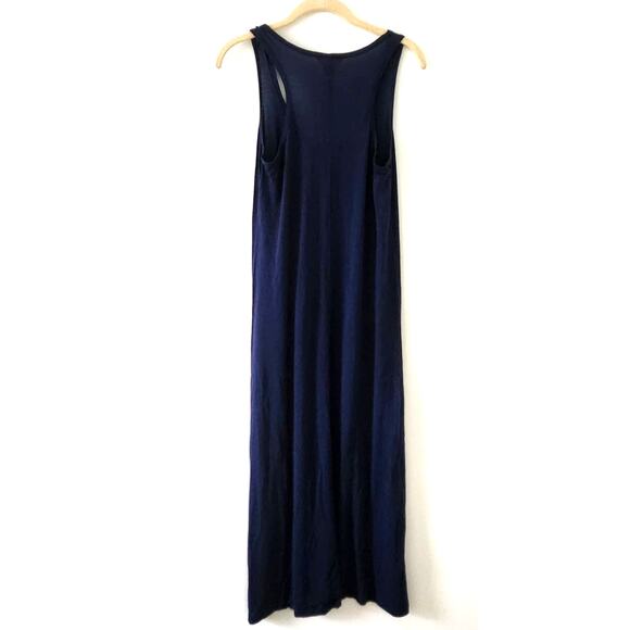 Joe Fresh Halter Blue Long Maxi Dress Size M - Picture 3 of 4